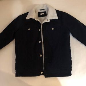 John Galt Brandy Melville Corduroy Jacket in Navy